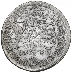 Jan III Sobieski, Szóstak 1680, Kraków - ILUSTROWANY