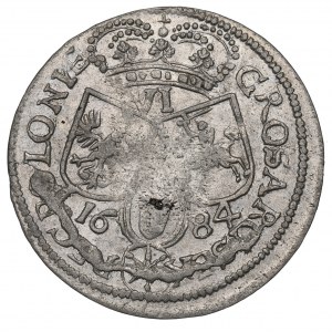John III Sobieski, Sixpence 1684, Krakow