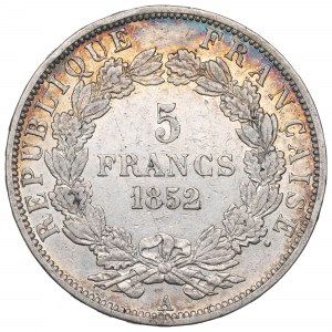 France, 5 francs 1852