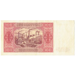 PRL, 100 złotych 1948 D RZADKOŚĆ