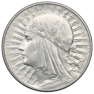 II RP, 10 Zloty 1933 Kopf einer Frau