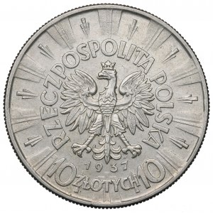 II Republic of Poland, 10 zloty 1937 Pilsudski