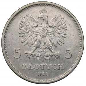 II Republic of Poland, 5 zloty 1930 Nike
