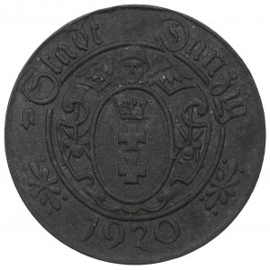 Danzig, 10 fenig 1920 - 57 Perlen