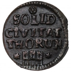 Saxony, Friedrich August II, Schilling 1763, Thorn