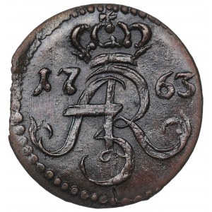 Saxony, Friedrich August II, Schilling 1763, Thorn