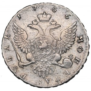 Rusko, Alžběta, rubl 1756
