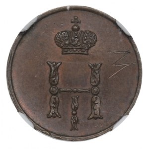 Poland under Russia, 1/4 kopeck 1852 BM - NGC UNC Details