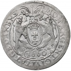 Jan II Kazimír, Ort 1660, Gdaňsk