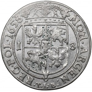 John II Casimir, 18 groschen 1658, Cracow