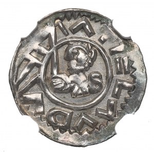 Bohemia, Wratislav II, Denar 1061-1092 - NGC UNC Details