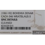 Bohemia, Wratislav II, Denar 1061-1092 - NGC UNC Details
