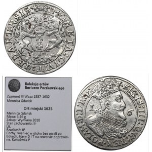 Sigismund III, 18 groschen 1625, Danzig