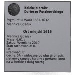 Sigismund III. Vasa, Ort 1616, Danzig - ex Pączkowski