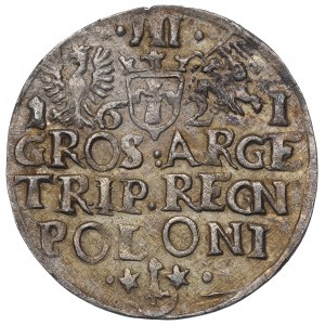 Sigismund III. Wasa, Trojak 1621, Krakau