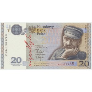 20 złotych 2018 - Stulecie odzyskania Niepodległości