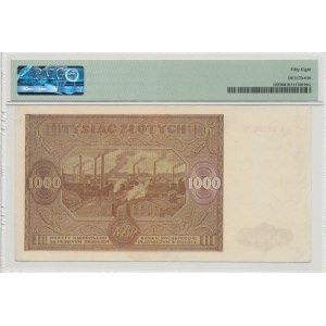 PRL, 1000 zlotých 1946 L PMG 58