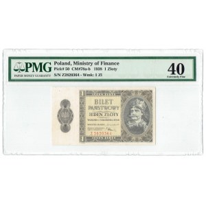 II RP, 1 zl. 1938 Z - PMG 40