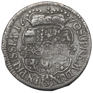 Germany, Preussen, Friedrich Wilhelm, 1/3 thaler 1670