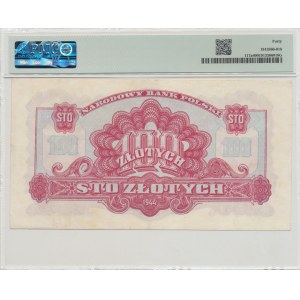 PRL, 100 złotych 1944 , ...owe EA - PMG 40
