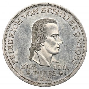 Germany, 5 mark 1955 - Schiller