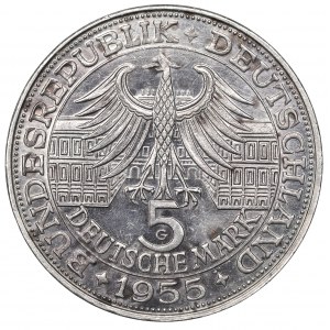 Germany, 5 mark 1955