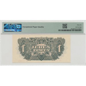 PRL, 1 złoty 1944 , ...owym AE - PMG 66EPQ
