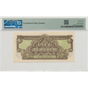PRL, 5 złotych 1944 XM - ...owym - PMG 64EPQ