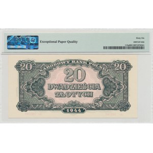 PRL, 20 złotych 1944 Ar ...owe - PMG 66EPQ