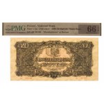 PRL, 20 złotych 1944 Ar ...owe - PMG 66EPQ