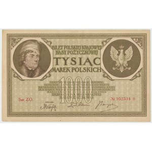 II RP, 1000 marek polskich 1919 ZO