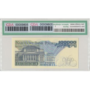 Peoples Republic of Poland, 100000 zloty 1990 BA - PMG 67EPQ