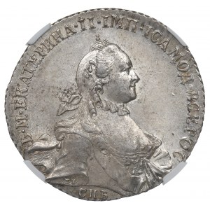 Russia, Catherine II, rouble 1764 CA - NGC UNC Details