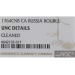 Russia, Catherine II, rouble 1764 CA - NGC UNC Details