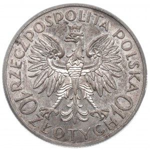 II RP, 10 złotych 1933 Traugutt - PCGS MS63