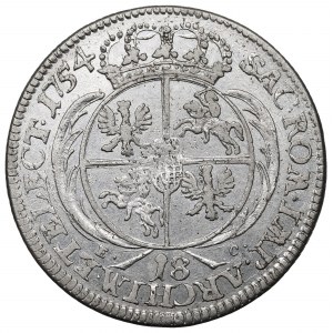 Germany, Saxony, Friedrich August II, 18 groschen 1754