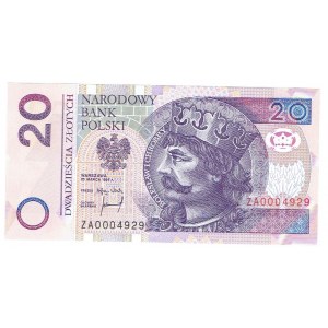 20 złotych 1994 ZA - seria zastępcza