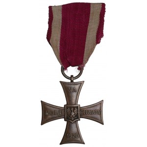 II RP, Krzyż Walecznych 1920 Knedler - po ogniomistrzu Kuhlsie Powstańcu Wielkopolskim