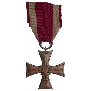 II RP, Krzyż Walecznych 1920 Knedler - po ogniomistrzu Kuhlsie Powstańcu Wielkopolskim