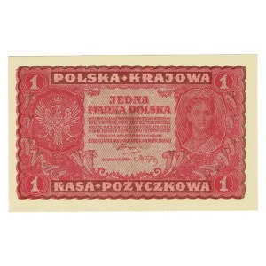 II RP, 1 marka polska 1919 I SERIA FU