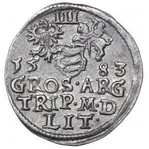 Stephan Bathory, 3 groschen 1583, Vilnius