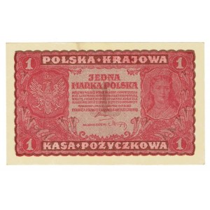 II RP, 1 marka polska 1919 I SERIA FL