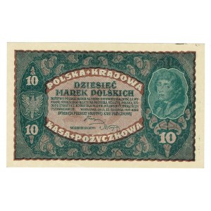 II RP, 10 marek polskich 1919 II Serja CZ
