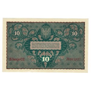 II RP, 10 marek polskich 1919 II Serja CZ