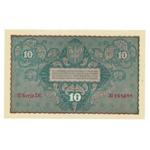 II RP, 10 marek polskich 1919 II Serja DL