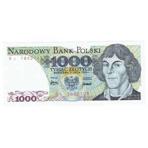 PRL, 1000 złotych 1975 BL