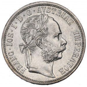 Austria-Hungary, Franz Joseph, 1 florin 1872