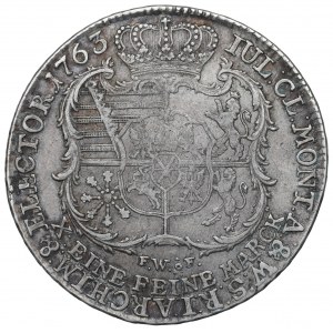 Germany, Saxony, Frederick Christian, Thaler 1763, Dresden
