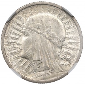 II RP, 2 Zloty 1932, Kopf einer Frau - NGC MS63