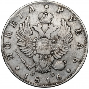 Russland, Alexander I., Rubel 1816